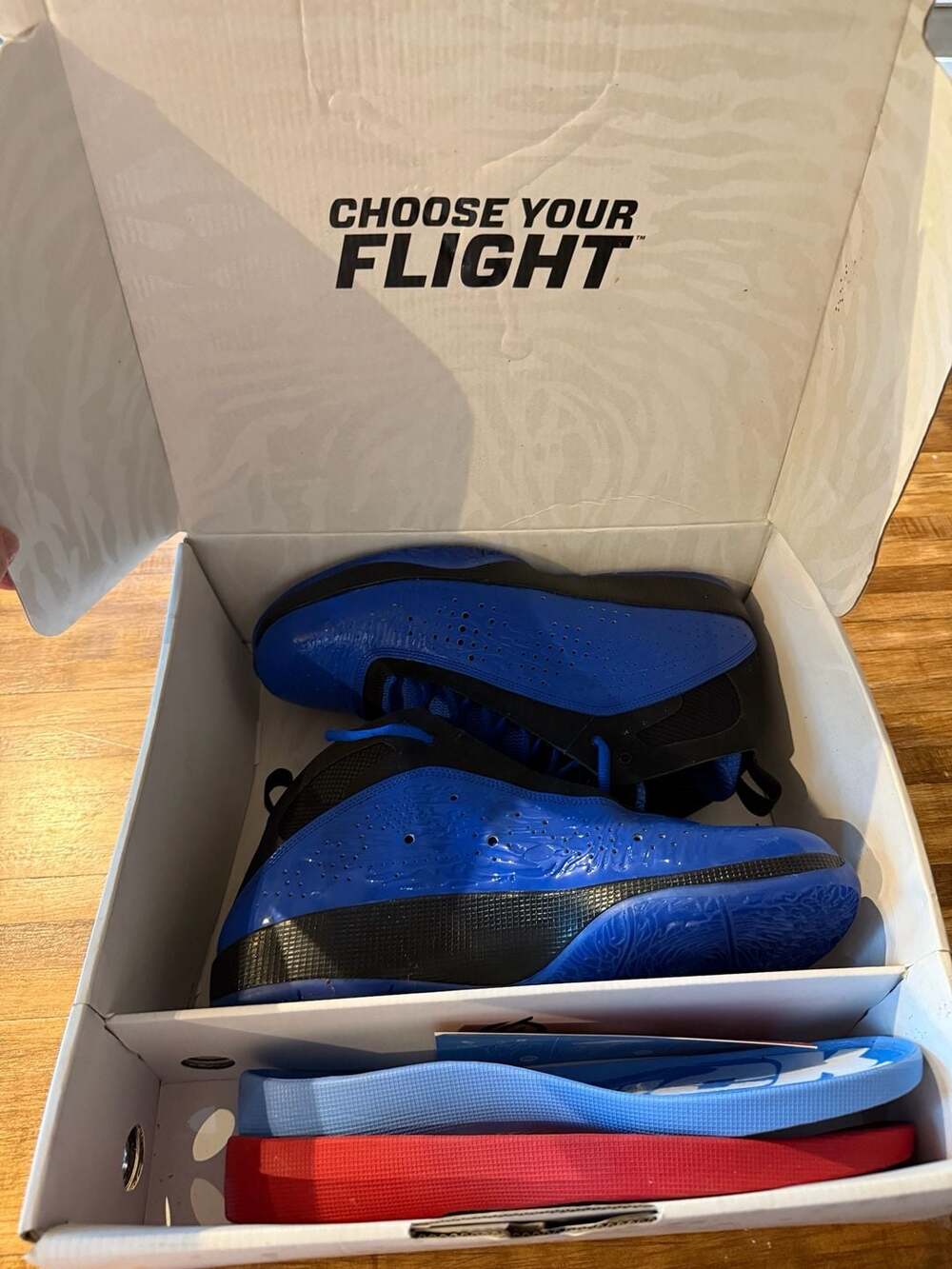 Air Jordan 2011 Flight Orion Blue Black Sneakers ID (k1) New